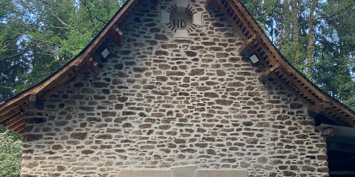 Façade ravalée à Treillières