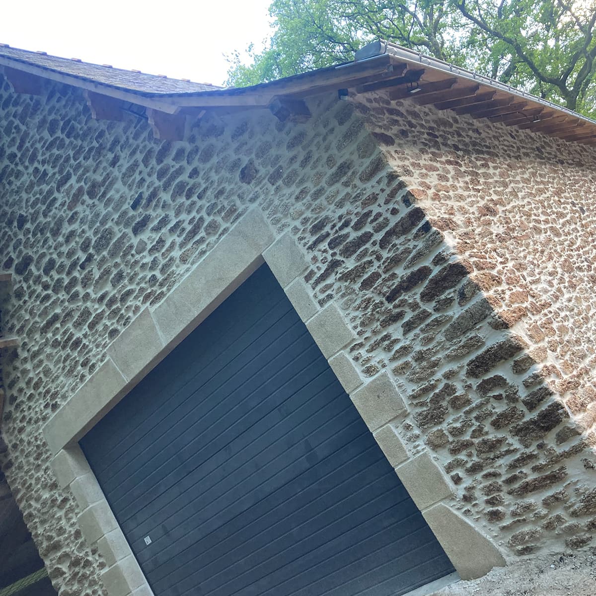 Façade ravalée à Treillières